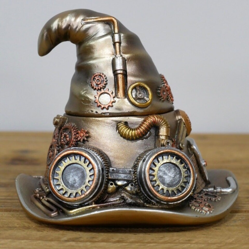 image 1 of Gifts Direct 2 U Steampunk Wizard Hat Trinket Holder