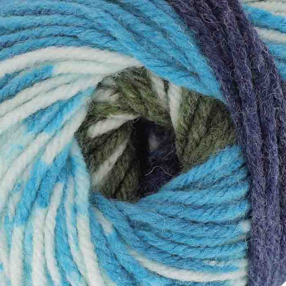 King Cole Turquoise Nordic Chunky Yarn (Value Pack 8 x 150g Balls) For Crochet, Knitting - 200m per ball