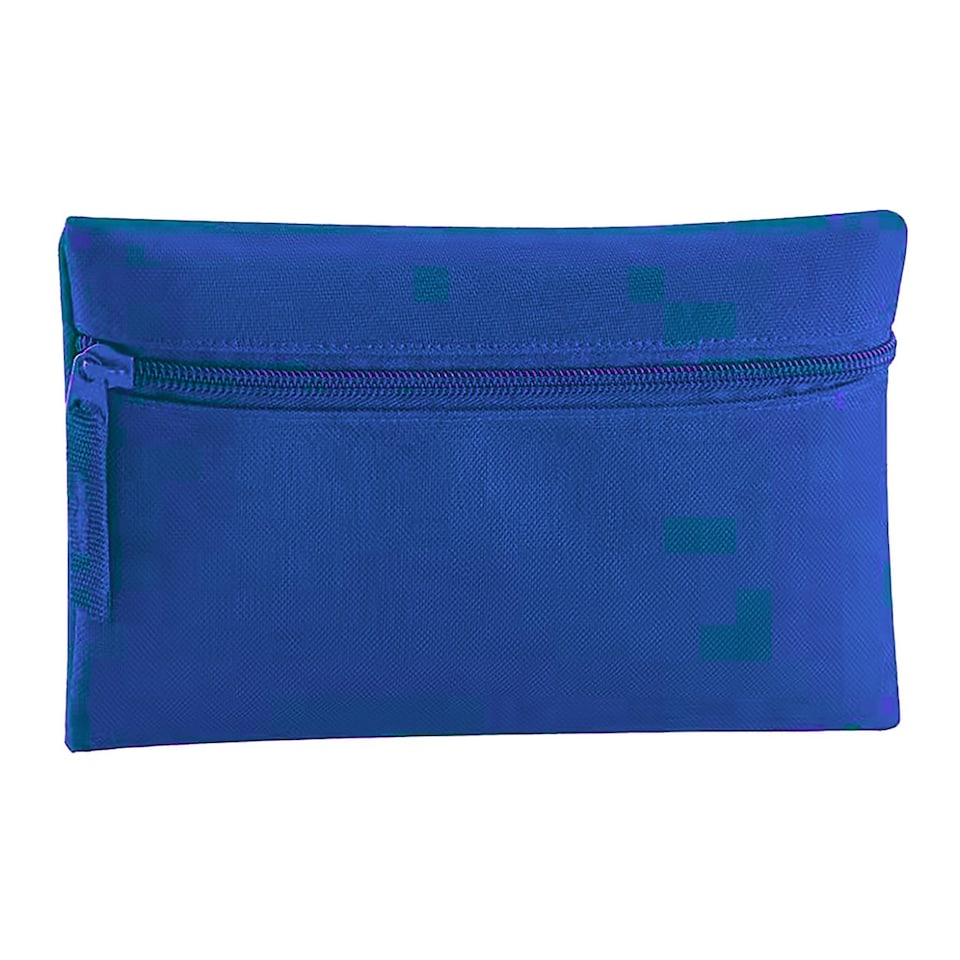 image 1 of Quadra Classic Zip Up Pencil Case - Bright Royal - One Size