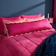 image 2 of OHS Scallop Edge Bolster Pillow Soft Maternity Back Support Filled Cushion
