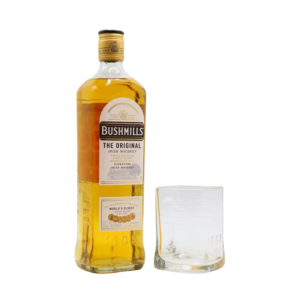 Bushmills - Original Irish Whiskey (Includes Branded Glass)