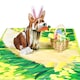 image 4 of Corgi Easter Bunny Ears 3D Pop Up Greeting Card
