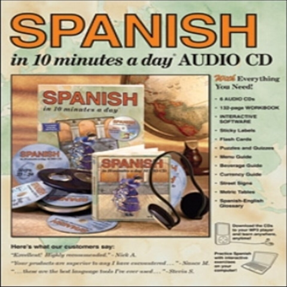 Spanish In 10 Minutes Audio Cd