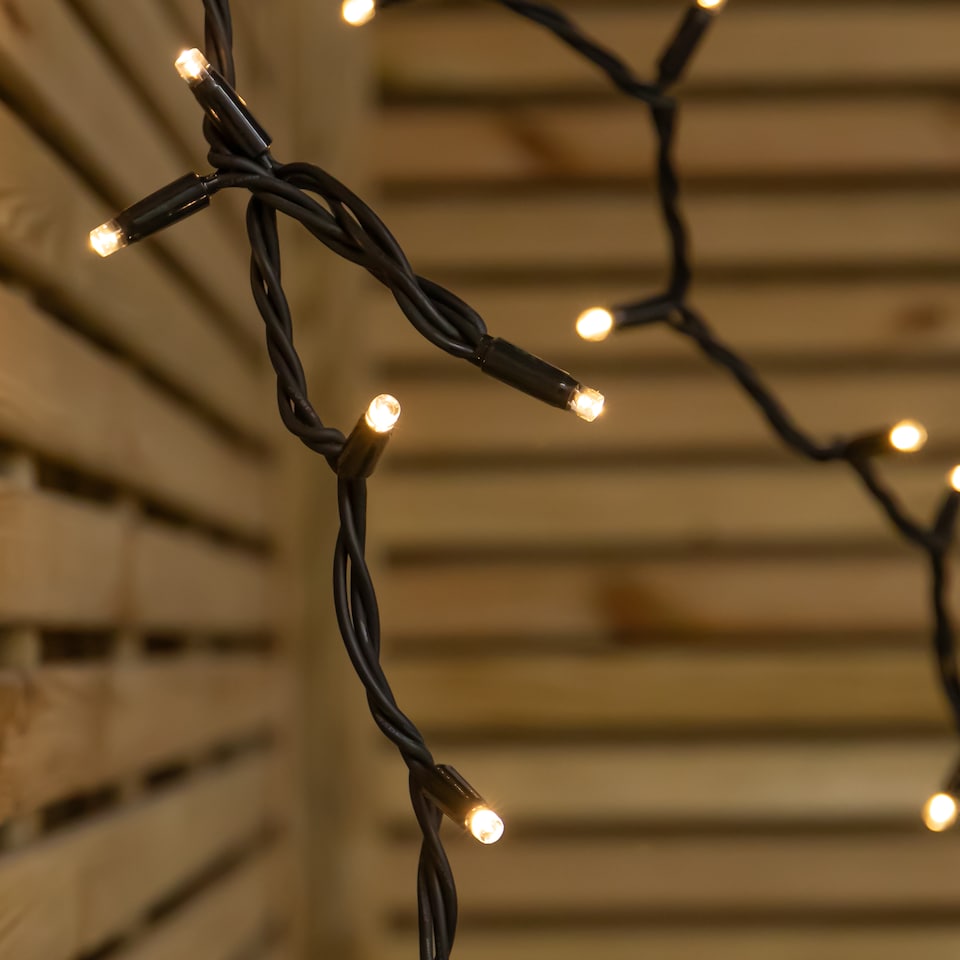 image 1 of 24m Set of 300 Connectable String Lights with Warm White LEDs