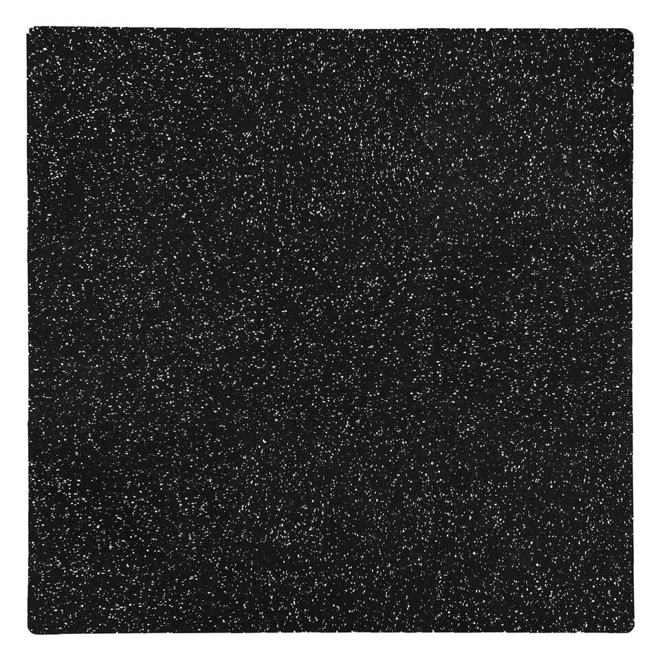 image 1 of 4 Interlocking Rubber Topped Anti Vibration Foam Mats -30cm x 30cm - 14mm Thick