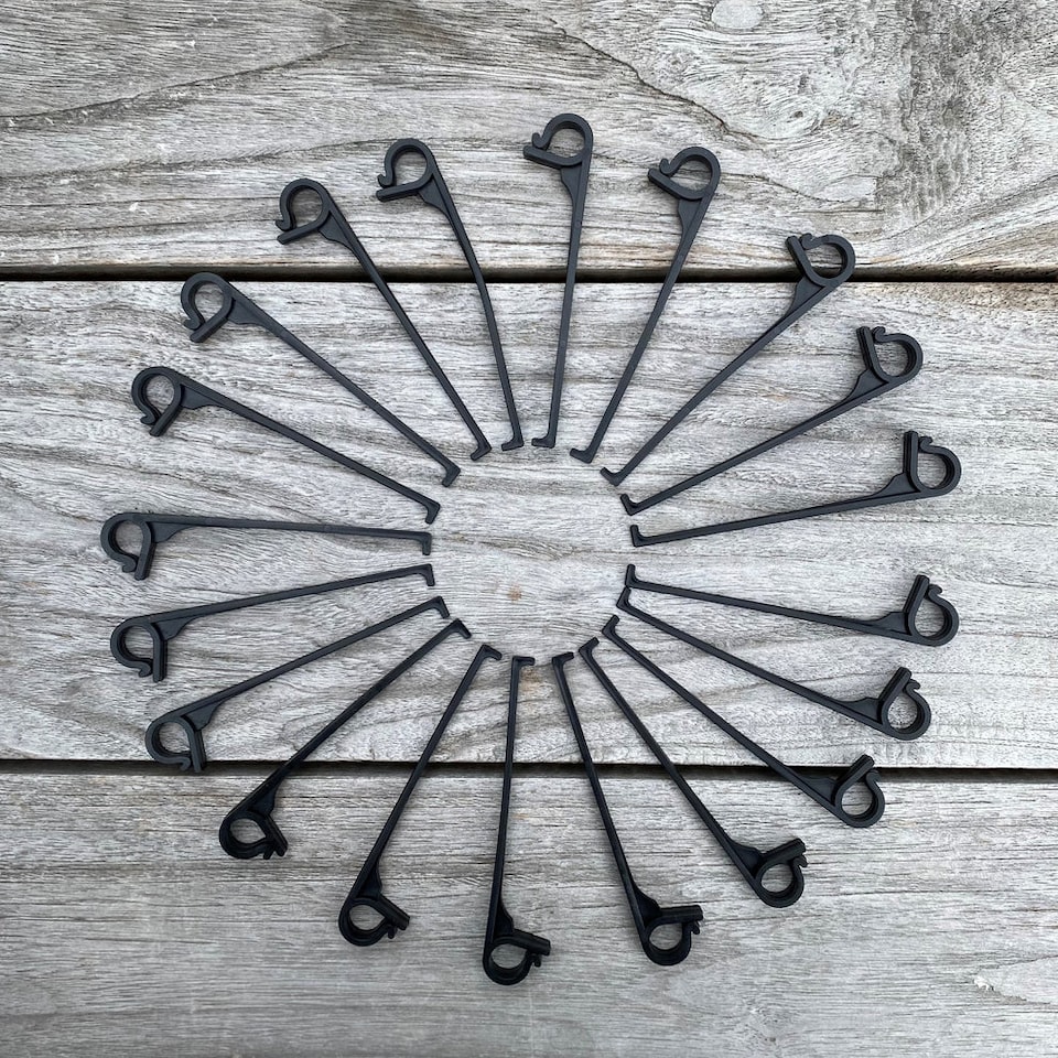 image 1 of Gutter Brush Leaf Guard Fixing Clips (Pack of 20)