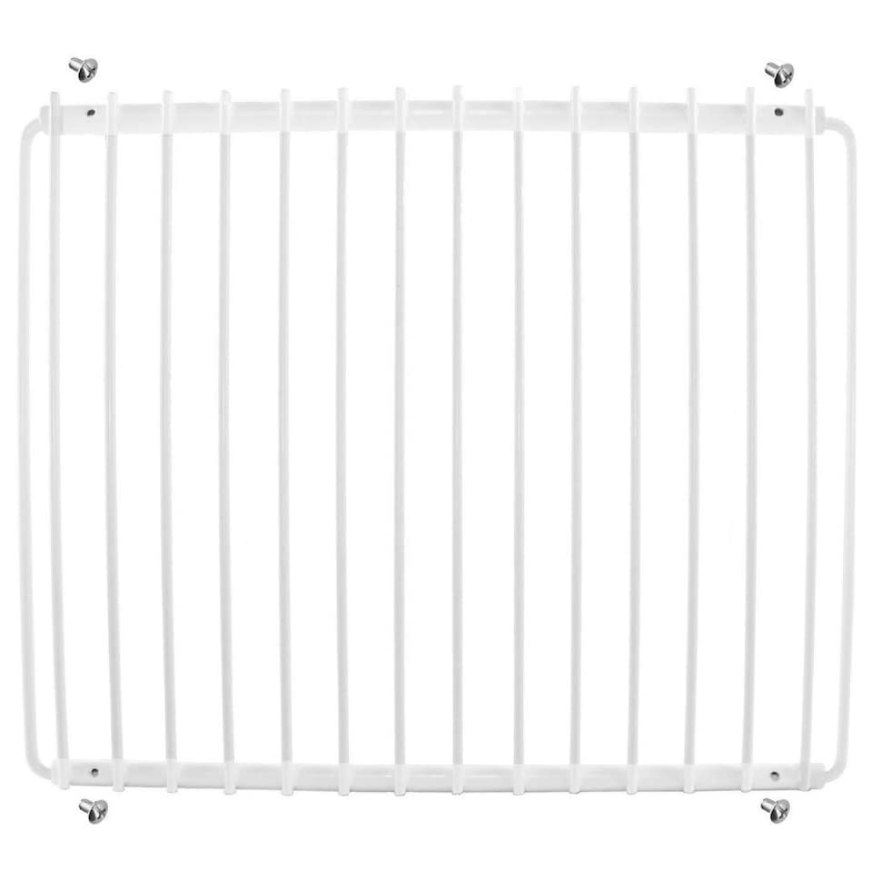 image 1 of SPARES2GO Fridge Shelf for Cookology Freezer Adjustable White Extendable Arms White
