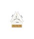image 3 of 3.6m Triangle Water Resistant Mushroom Sun Shade Sail