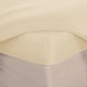image 4 of OHS Ultra Soft Microfibre Plain Fitted Bed Sheet | Cream | Ivory | Double