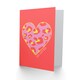 image 2 of So Loved Love Heart Leopard Quote Card
