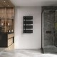 image 2 of Percival - Black Electric Towel Rail H884mm x W500mm 400w Thermostatic