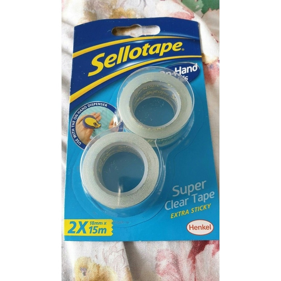 image 1 of Sellotape On Hand Refill (Pack of 2) - Clear - Pack of 2