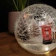 image 5 of 15cm Festive Christmas LED Crackle Effect Glass Winter Scene Ball
