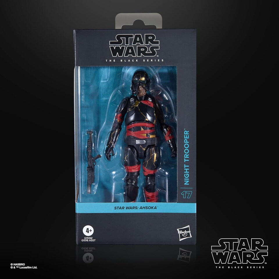 image 1 of Star Wars The Black Series Ahsoka Night Trooper Action Figure