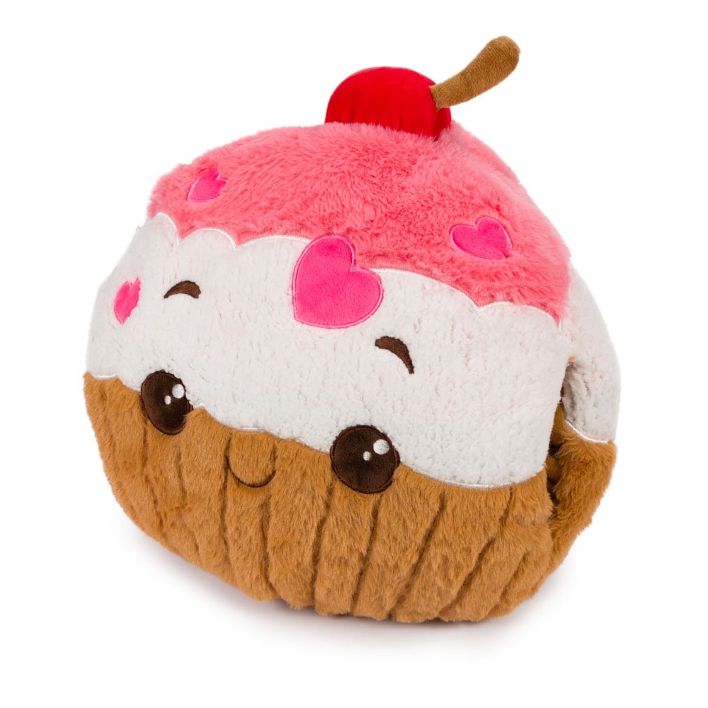 Noxxiez Cosy Plush Hand Warmer Cushion - Cupcake in Pink
