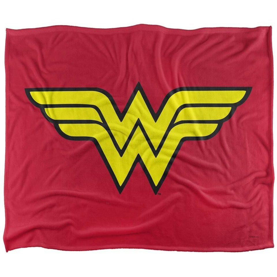 DC Comics Logo Wonder Woman Blanket - Multicoloured - One Size