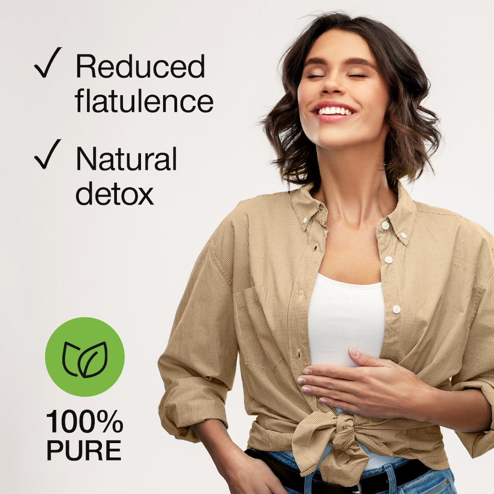 image 1 of SuperSelf Activated Charcoal 2000mg 180 Capsules
