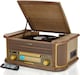 image 1 of Denver MCR-50BT Vintage Retro Bluetooth Music Centre with CD, Cassette, and USB HiFi System