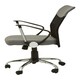 image 5 of Interiors by Premier Fenix Grey Home Office Chair With Chrome Arms