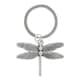 image 2 of Something Different Dragonfly Keyring - Silver - One Size