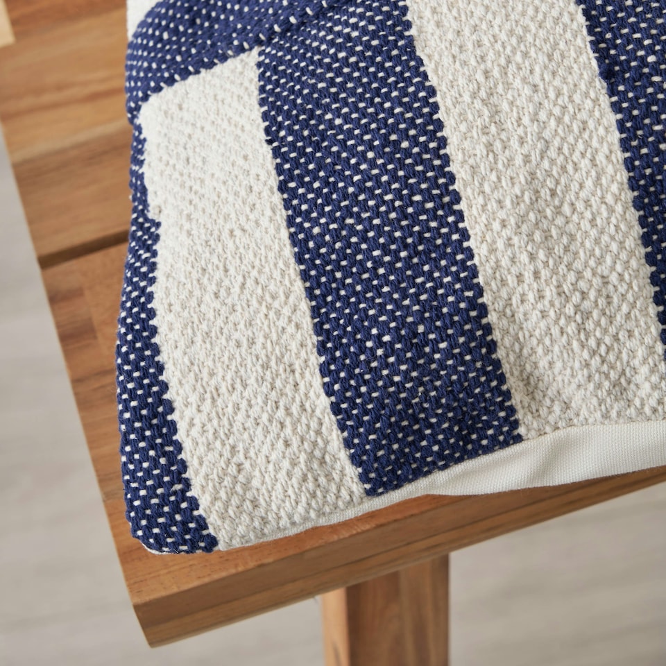 image 1 of BHS Tino Cushion, Navy Blue | Navy