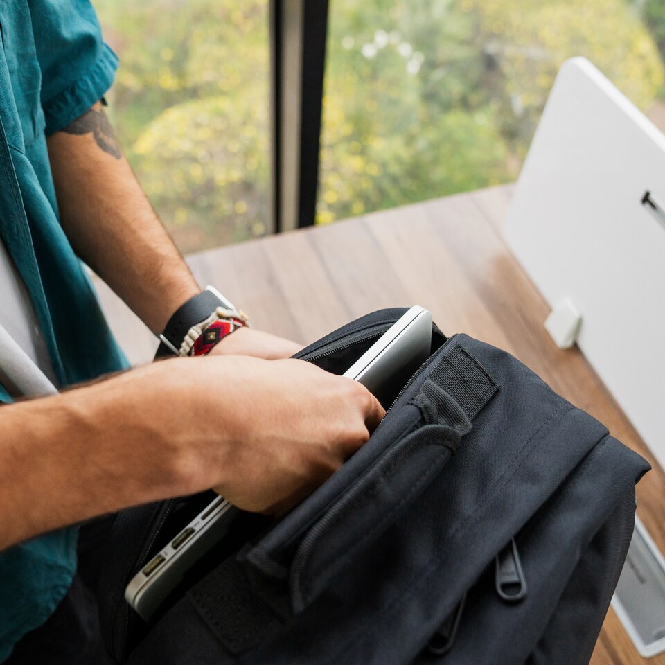 image 1 of CabinZero Classic Tech Backpack 28L, Underseat Approved & Padded Laptop Sleeve