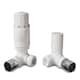 image 4 of Talus Bold - White Thermostatic Radiator Valve & Lockshield Corner 15mm