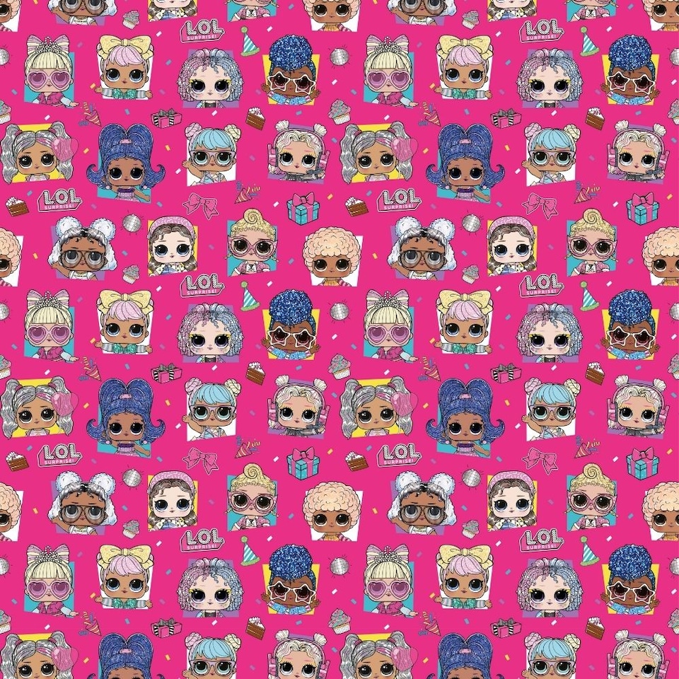 image 1 of LOL Surprise 4m Roll Wrapping Paper