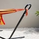 image 2 of Primrose Black Steel Hammock Stand with Carry Bag Included