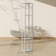 image 7 of HOMCOM RGB LED Floor Lamp with Shelves and Remote Control for Bedroom, Grey Grey