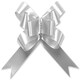image 2 of 10 Silver Pull Bows 30mm