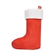 image 2 of MidOcean NOBO Christmas Stocking - Red/Red - 36cm x 19cm