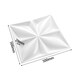 image 5 of Living and Home 12-Pack Textured 3D PVC Wall Panels
