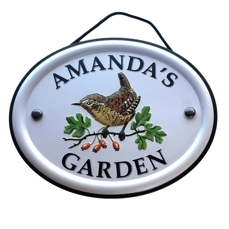 Decorative Bird Garden Sign - Amanda