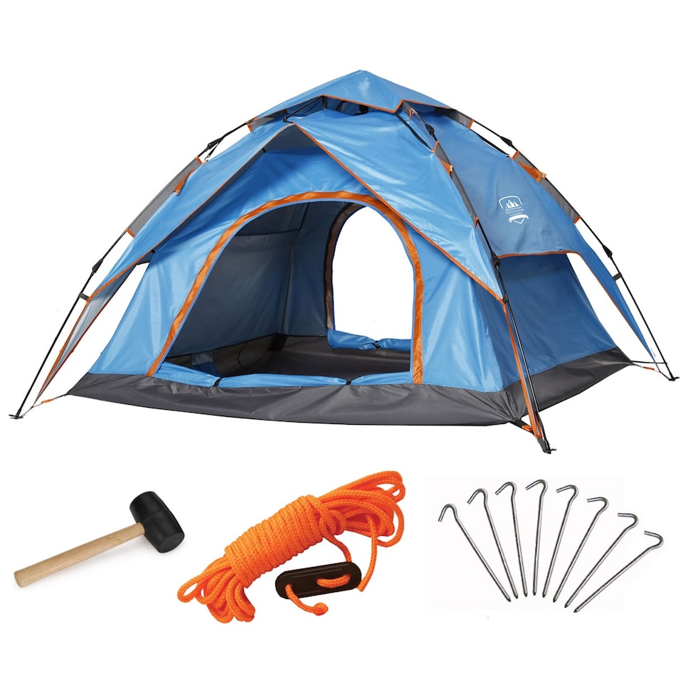 image 1 of Instant 4 Man Pop Up Dome Tent