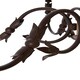 image 3 of Interiors by Premier 6 Arm Chandelier Brown