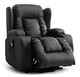 image 9 of SoHo 10 in 1 Recliner Armchair With Swivel, Tilt Heated and Massage Functionality Black | Black | One Size