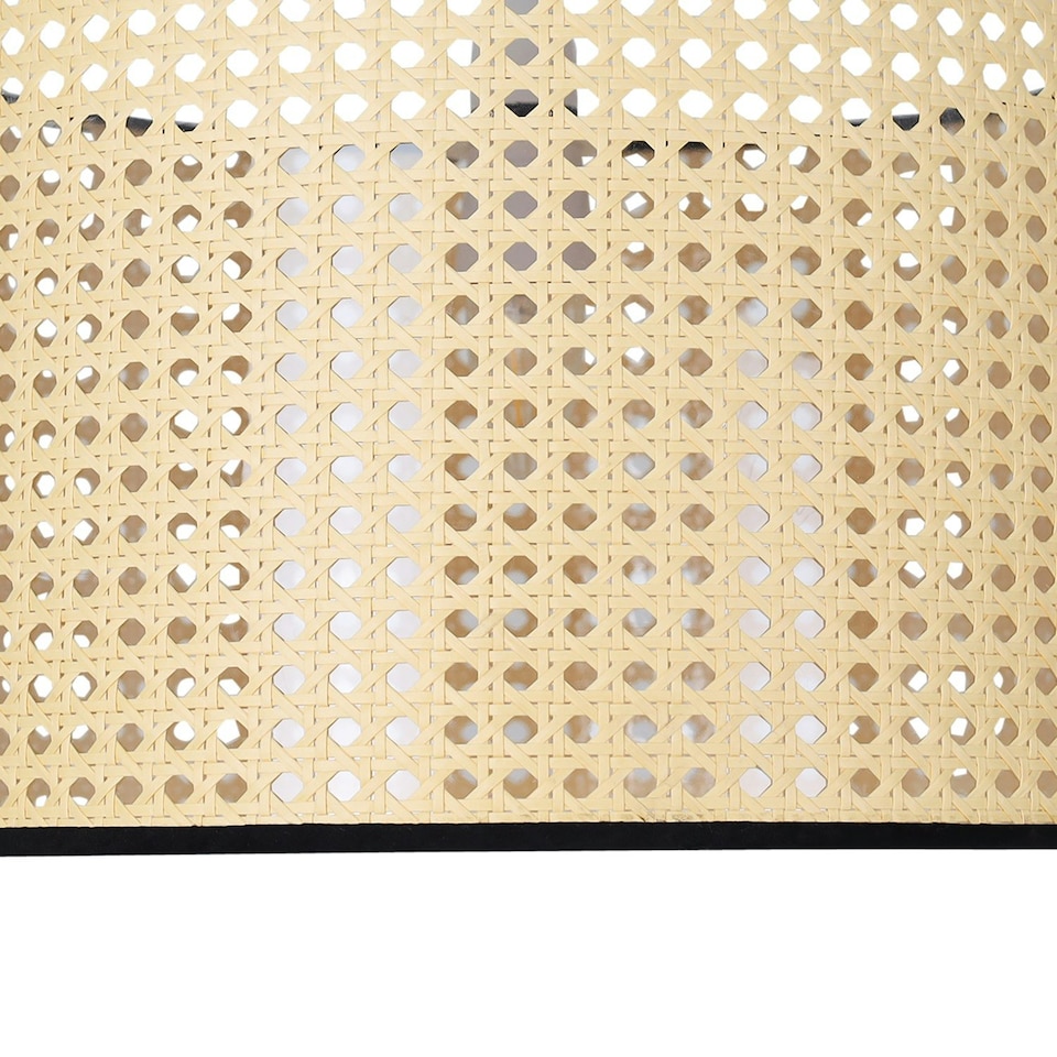 image 1 of Woven - 40cm Wicker Easy Fit Pendant Shade Brown | Black