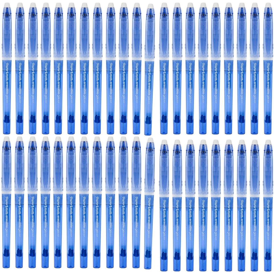 image 1 of Paper Mate Gel Pens - 0.5mm Erasable Ink | Blue | 48