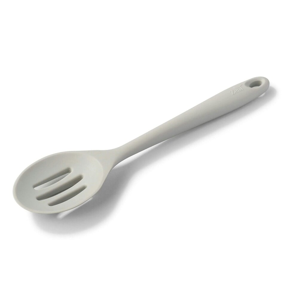 image 1 of Zeal Silicone Slotted Spoon 28cm, French Grey