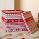 image 2 of OHS Christmas Bauble Storage Box Festive Decoration Organiser 64 Slots