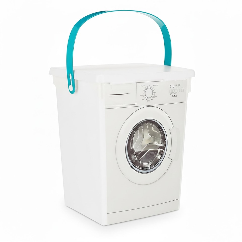 GEEZY Washing Powder Storage Container 5L Washing Machine Shaped ...
