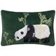 image 2 of Paoletti Chuan Tranquil Panda Velvet Cushion