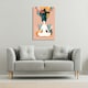 image 2 of mindfulness, meditation and yoga Woman (Canvas Print) 127 x 101 x 4cm