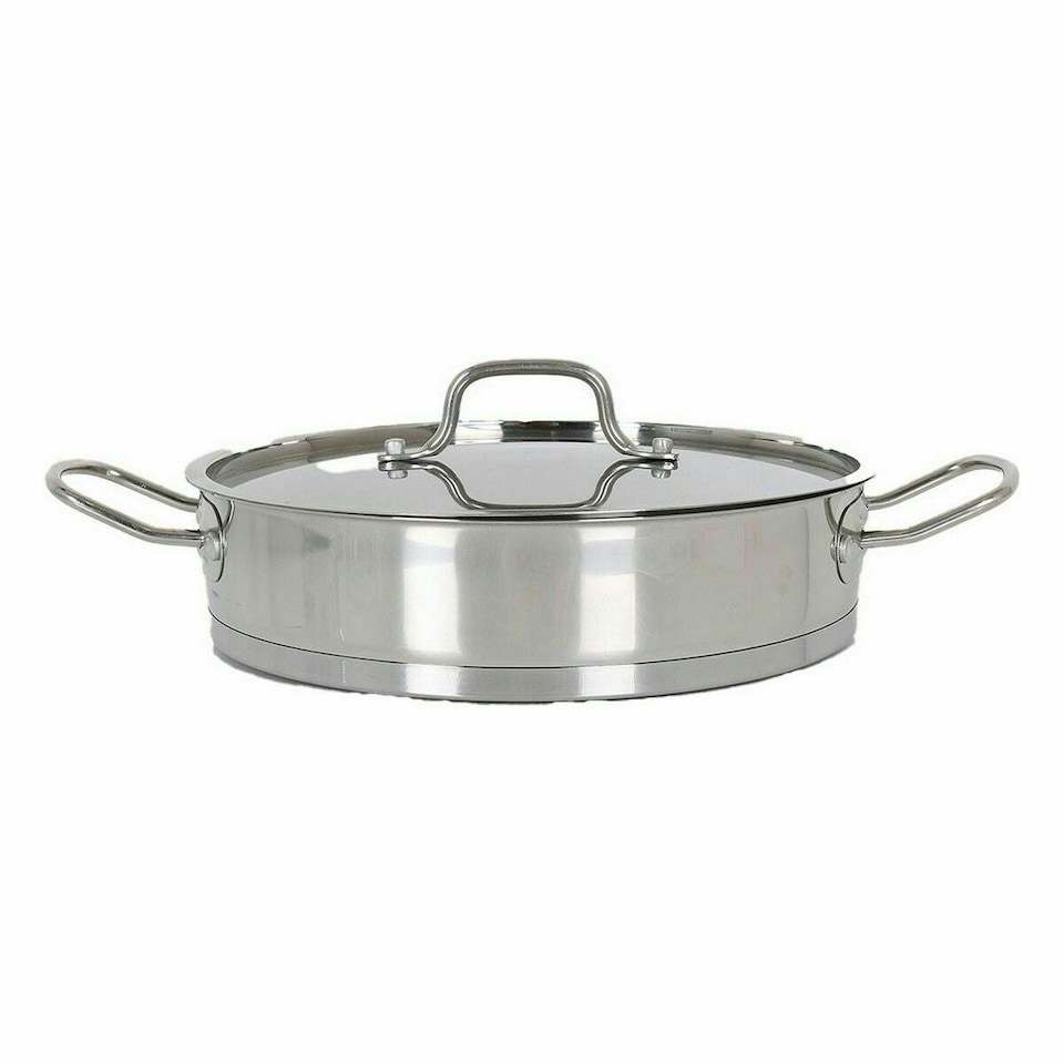 image 1 of Casserole with glass lid Quttin 6 L Ø 32,8 cm (2 Units) N/A