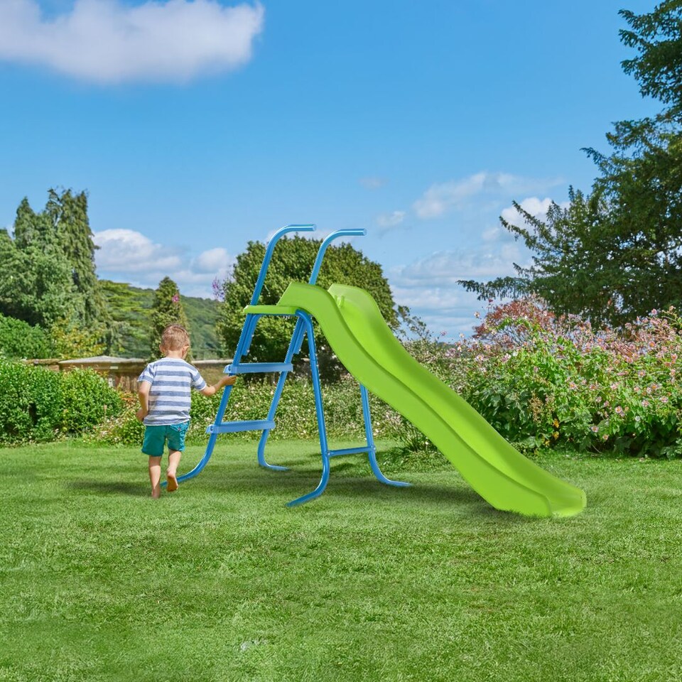 image 1 of TP 6ft (1.8m) Wavy Slide & Stepset