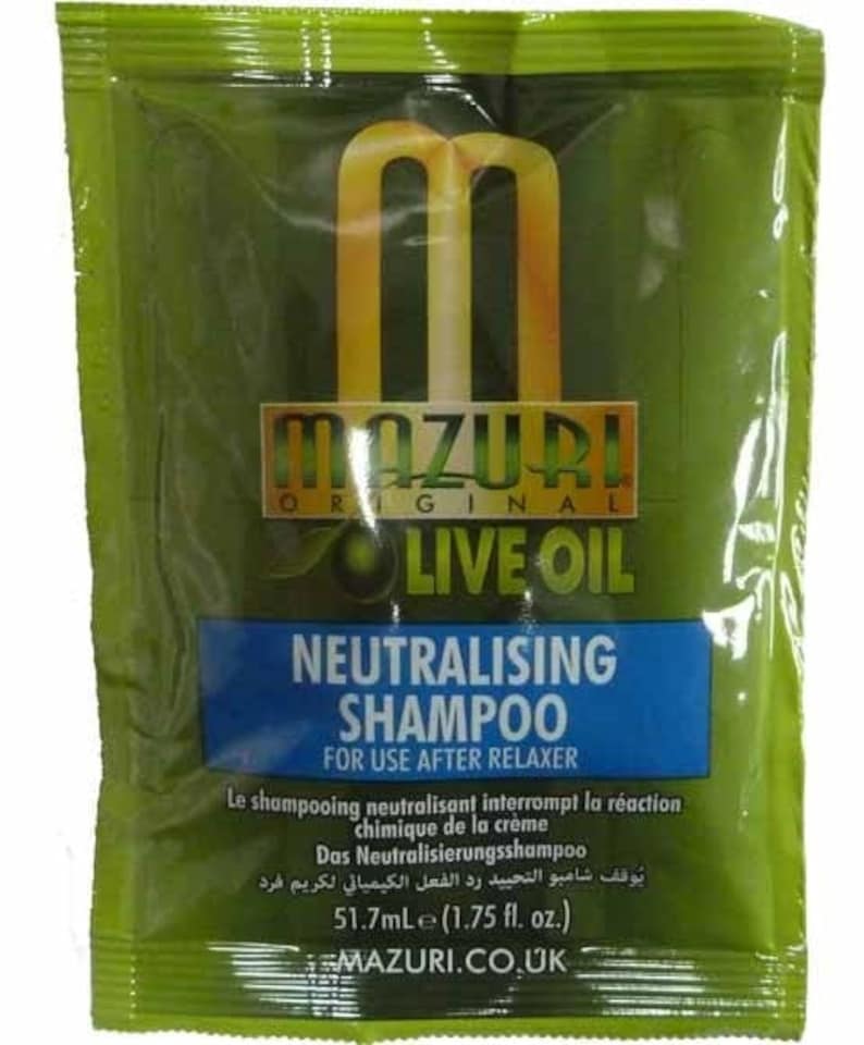 Mazuri Olive Oil Neutralising Shampoo 52 ml Sachet