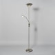 image 3 of BHS Mother and Child LED Floor Lamp | Silver | Satin Nickel | 1