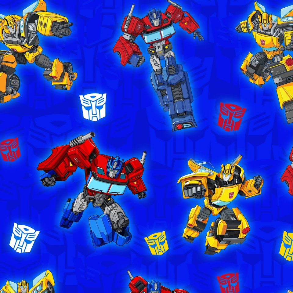 image 1 of Transformers 2 Sheets & 2 Tags Gift Wrap