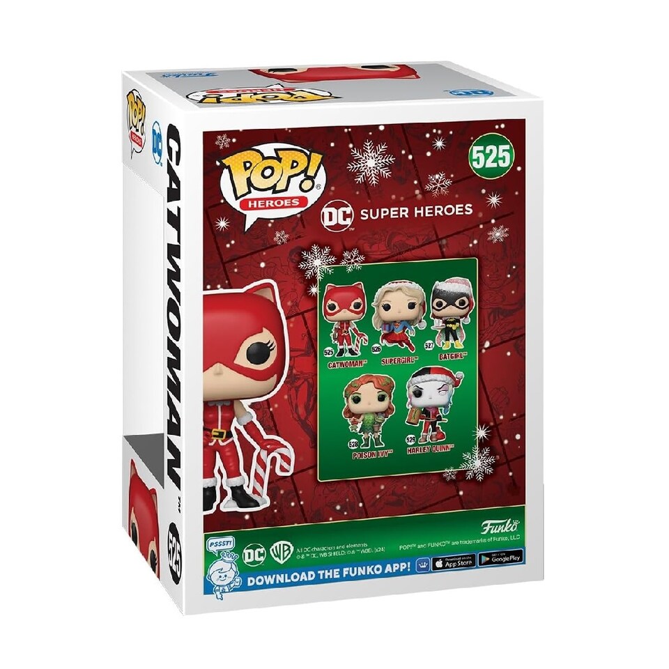 image 1 of Funko Pop Heroes Holiday Catwoman Figure 525
